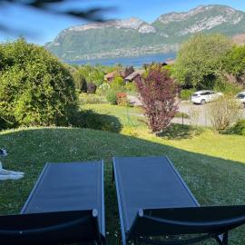 Appartement Sevrier terrasse et jardin