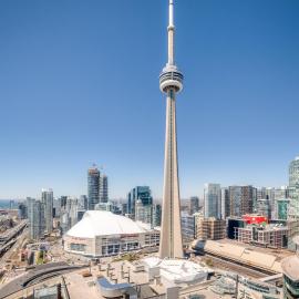 Genteel 1 Bedroom Condo on 37 floor in Downtown Toronto