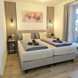 Like at home - moderne Wohnung in Königsbrunn - 24qm - Netflix, hotell sihtkohas Königsbrunn