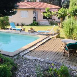 Maison de campagne en Drôme provençale - piscine et jardin au calme