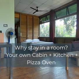 Private Cabin and private Kitchen - Experience serenity, and beautiful nature