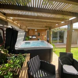Labenne में, होटल Maison familiale Tarnos, 4 chambres, jacuzzi