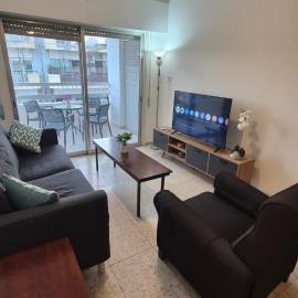 10min Walk to Finikoudes Beach, Spacious 2-Bed Apartment
