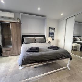 Stunning modern studio apartment with balcony