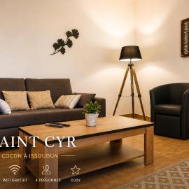 Le Saint-Cyr, Centre-ville, Cosy, Spacieux, hotell i Issoudun