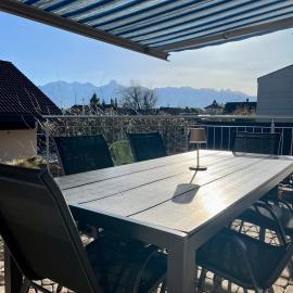 Grosszügige Ferienwohnung mit Alpenblick nahe Thun