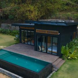 Exclusive Bali-Inspired Cabin Villa with Private Pool in Cebu