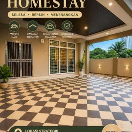 Cozy Terrace House Near USM Georgertown SPICE Airport Bayan Lepas Penang