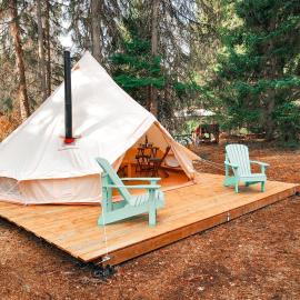 Willow Riverfront Bell Tent、Telkwaのホテル