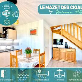 Le mazet des Cigales, 4pers piscine à Calvisson