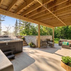 Spa Pool Table - Luxurious pool - Chalet Houefifa