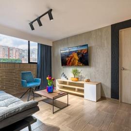 Apartamento vista y balcón
