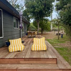 The Deck @ VB - Linen, Wi-Fi, Pets, Secured Yard