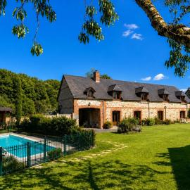 Nouveauté 2026 piscine chauffée - Le gîte de SoleilMapou pour 12 personnes en Normandie près de Fécamp et d'Etretat, idéal grandes tribus, vous pouvez me contacter sur Les gîtes de SoleilMapou