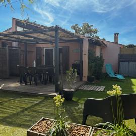 Maison 5 personnes bord de mer avec jardin aménagé