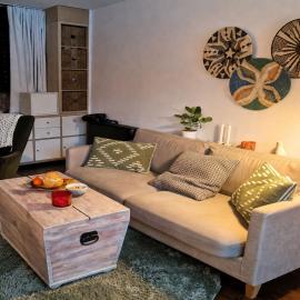 Small apartment with a patio