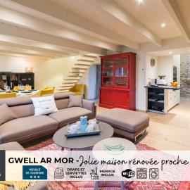 GWEL AR MOR - Jolie maison de charme rénovée proche du port, hotel a Lanildut