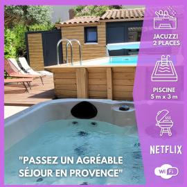 Une Parenthèse Sous l'Olivier - Piscine & Jacuzzi en Provence