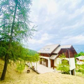 chalet tout en bois au Sauze