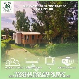 Séjour Normandie - Mobilhome premium 3ch-6p avec clim-TV-WiFi dans l'Eure