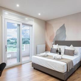 Calypso apartment - Seaview, pvt terrace, luxury design, A-C