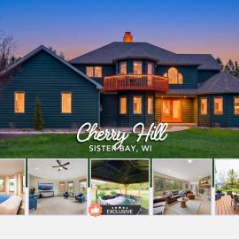 Cherry Hill- Charming Sister Bay Home, Backyard Oasis, HotTub, hotel in Sister Bay