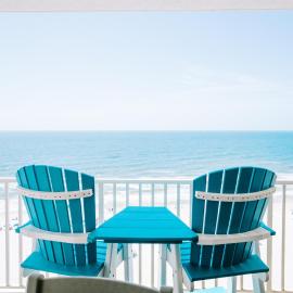 3BR Gulf View Condo, Corner Balcony & Direct Beach Access