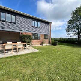 Kika's Country House Overlooking Fields