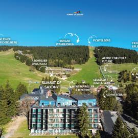 Summit of Saxony Resort Oberwiesenthal、クアオルト・オーバーヴィーゼンタールのホテル