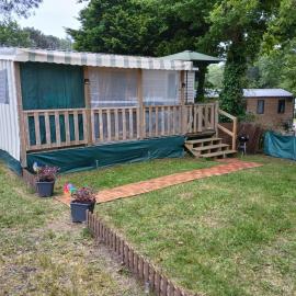 Mobil-Home Cosy 4-6p - Calme et Detente - Terrasse couverte - 4 etoiles