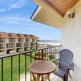 13th-Floor Gulf-Front Corner Condo wIncredible Views Balcony Shared Pool Gym