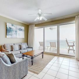 9th-floor Gulf-front condo with balcony pools hot tubs gym & beach access