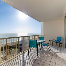 Spacious beachfront condo with full kitchen shared pool and beach access