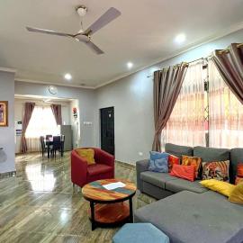 FranGee gold house with cool breeze & solar backup