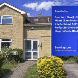 Premium Deal l Hill View Home l Last-Minute Offer l Cheltenham l AJ Properties l Perfect for Short or Long Stays l 4Beds 4Bedrooms