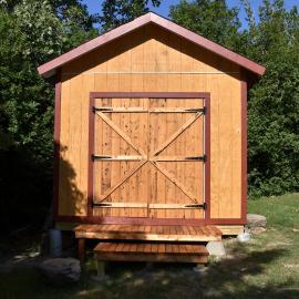 Cozy Off-Grid Camping Shed Under the Stars in Eastham, Massachusetts