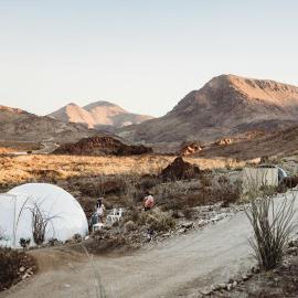 Unique Dome with Great Desert Views in Terlingua, Texas: Terlingua şehrinde bir otel
