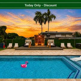 Miami Resort Villa - Volleyball - Jacuzzi - Sauna