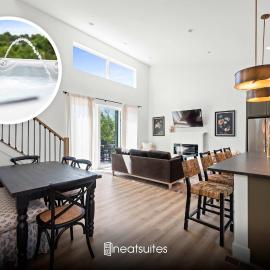 Hot Tub Private King Suites 4BR 3BA Near Ark, hotel em Dry Ridge
