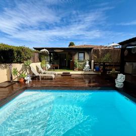 Bungalow Aloha, Piscina Privada, Playa y Barbacoa