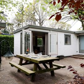 Sfeervol Boschalet 5 persoons met Sauna