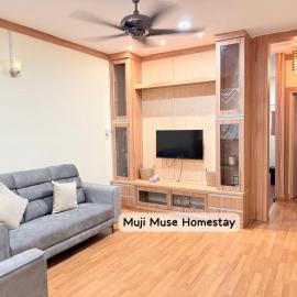 Muji Muse Homestay, 3 AIRCOND ROOMS