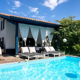 Villa Argi Zabalean, Piscine chauffée, 8pax, Plage 3kms, hotel in Saint-Jean-de-Luz