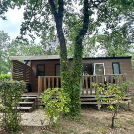 Mobil home CAMPING LE DOMAINE DE CHAUSSY 4 ETOILES , PROCHE VALLONT PONT D'ARC