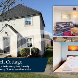 Viesnīca Greenwich Cottage - Part of the The Bay Filey Holiday Village with pool, gym and direct beach access, pub, restaurant, tennis and meadows walks pilsētā Reighton