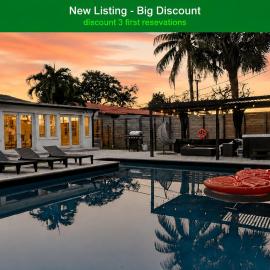 Heated Pool Villa, 5mn to Aventura, Golf & Games