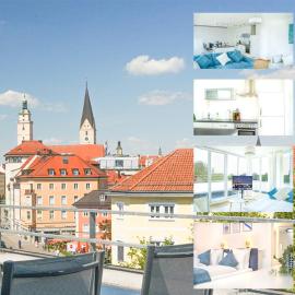 JH Apartments Ingolstadt - Penthouse 105qm Dachterrasse