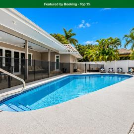 Luxury 6B Villa Heated Pool Near Hollywood Beach, hotel in Hollywood