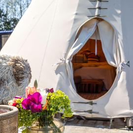 Tipi Marie at Logie Marie, hotel em Kaprijke