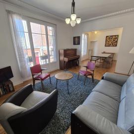 LE GATSBY, appartement ART DECO 4 pers, plage et hyper centre